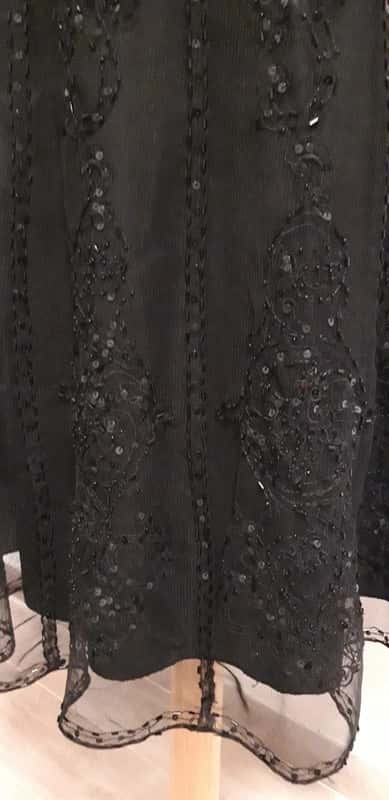 Sukně černá flitry 4