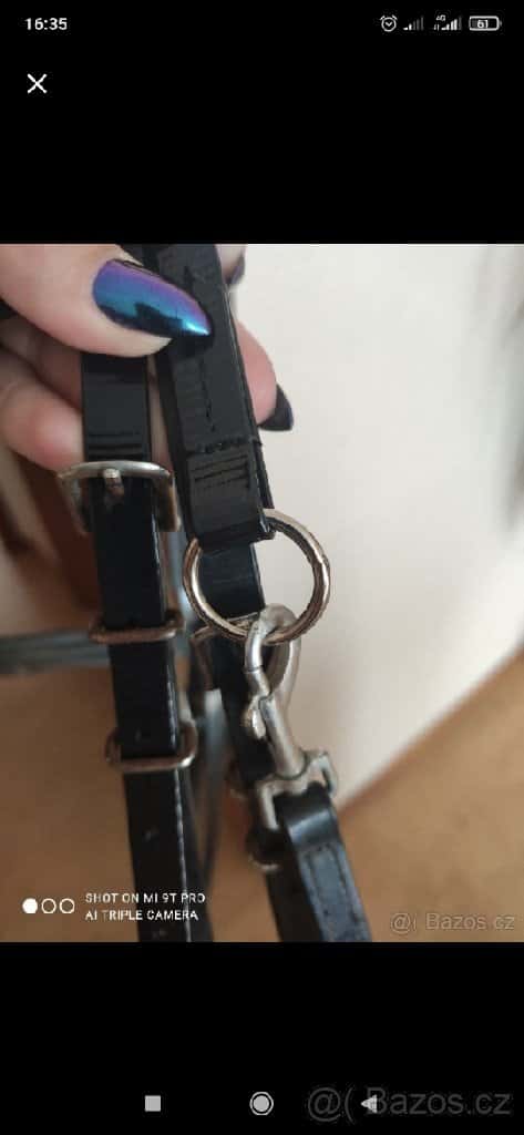 Biothane černá uzdečka 5