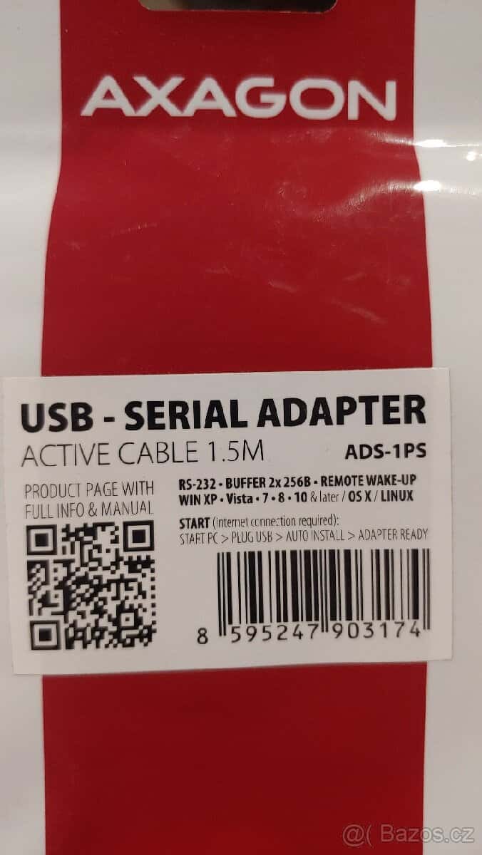 Axagon usb-serial cable 2