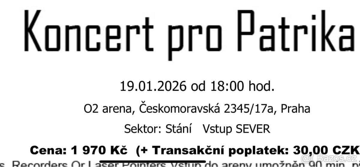 Koncert pro Patrika 1