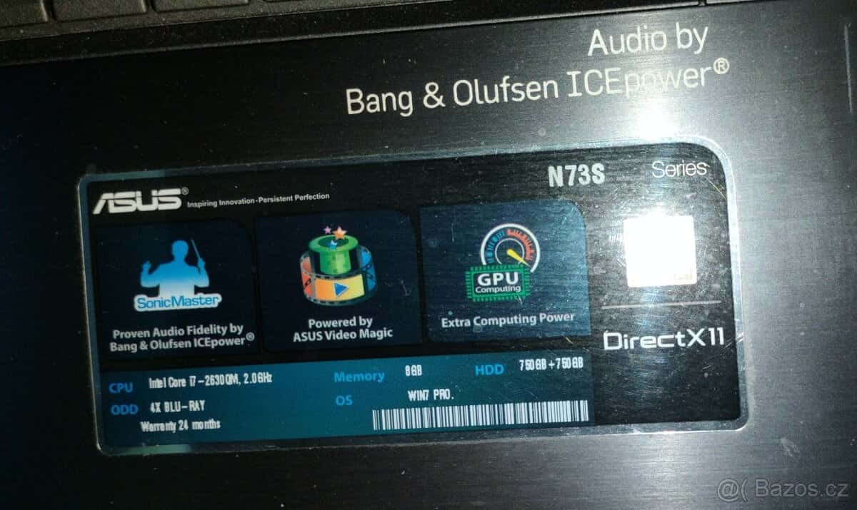 Notebook ASUS N73S 2