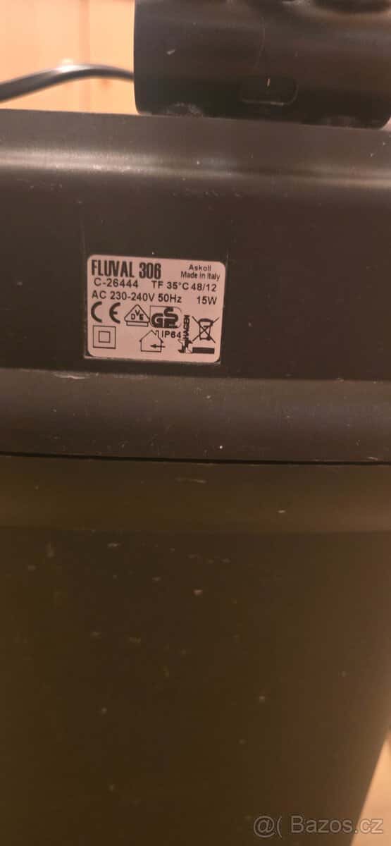 Filtrace fluval306 3