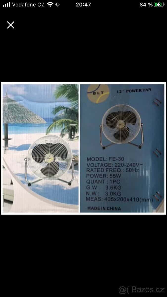 Ventilátory podlahové 4