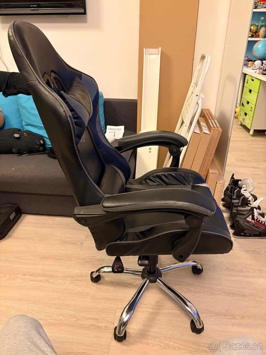 černá herní židle 2