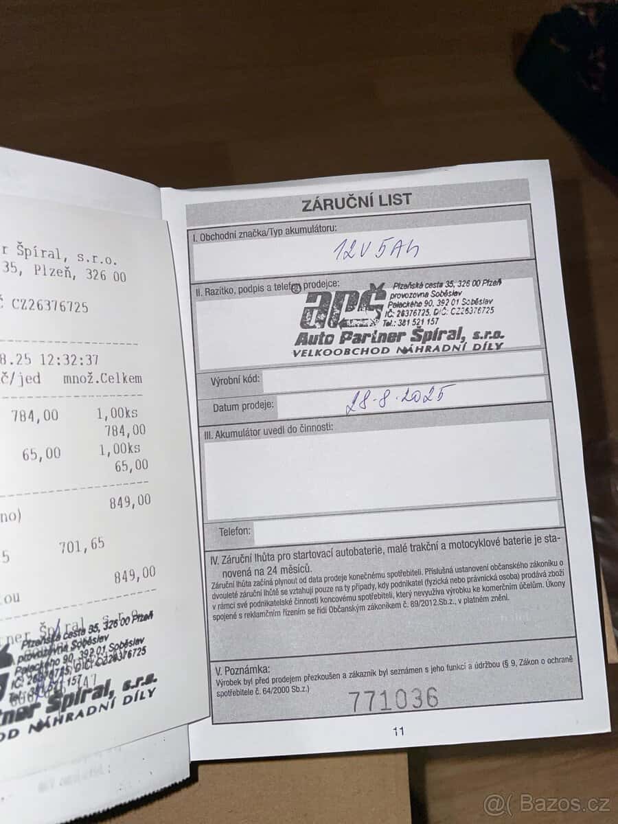 Nový akumulátor Exide 4