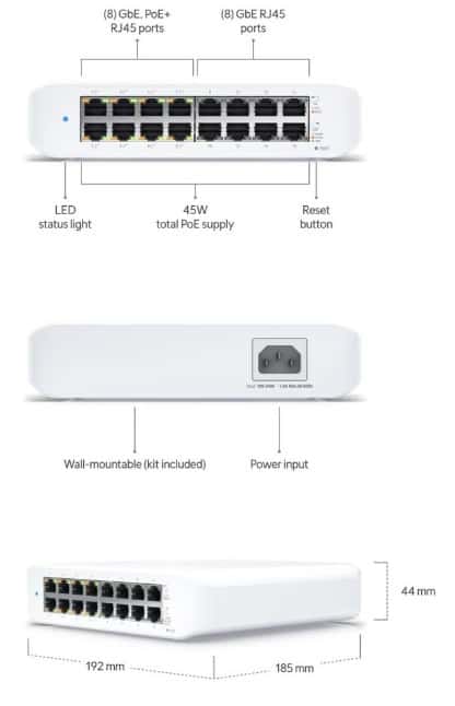 UniFi Switch Lite 16 PoE 2