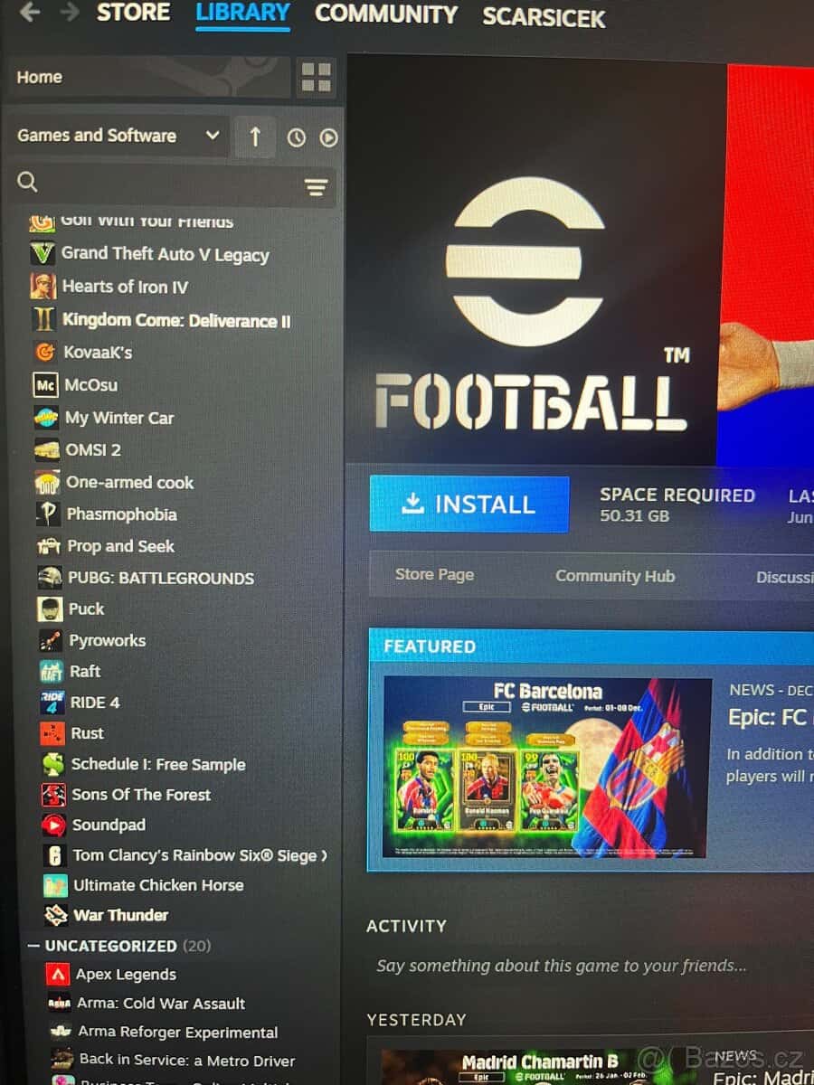 Prodám War Thunder účet 9