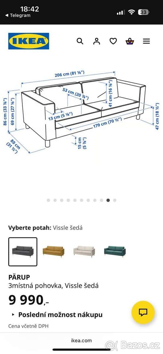 Sedačka IKEA 4