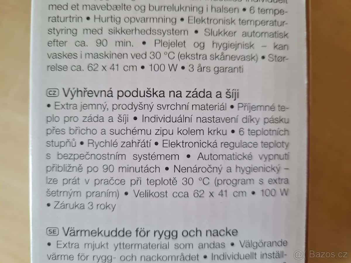 Nahřívací dečka 5