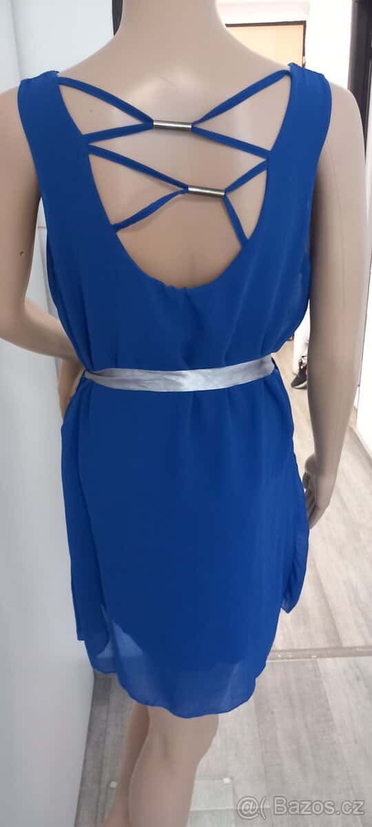 Modré šaty styl boho 2