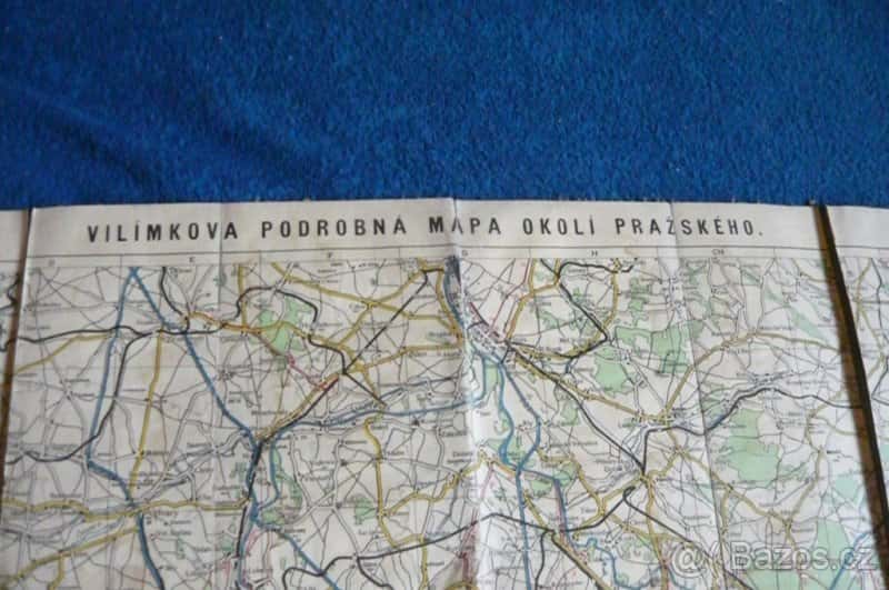 Stará mapa Prahy 2