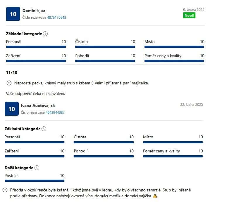 Chata u lesa, srub 13