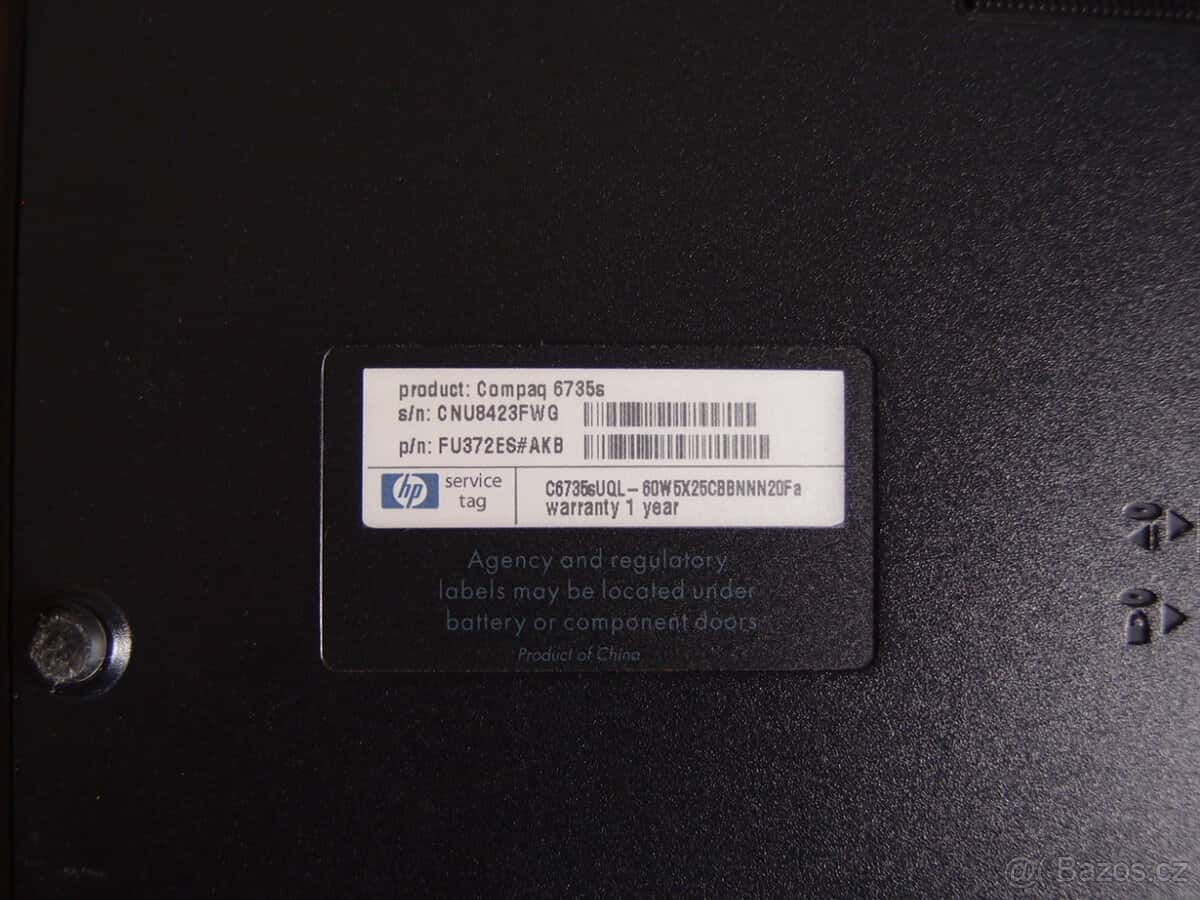 HP Compaq 6735s 8