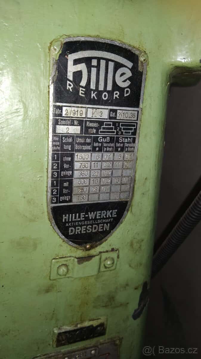 Sloupová vrtačka 2