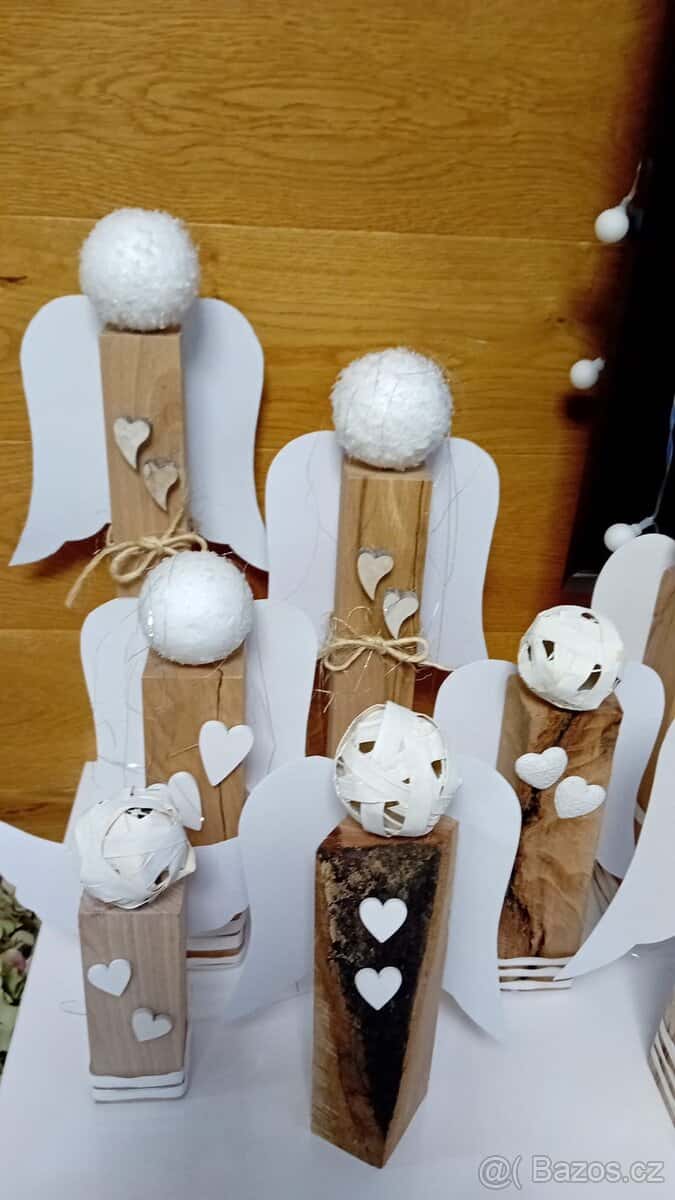 Dřevěné andělíčky 3