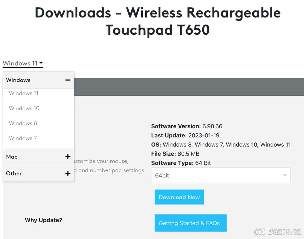 Logitech Touchpad T650 6