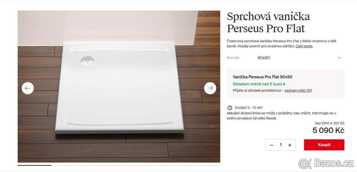 Sprchová vanička RAVAK 2