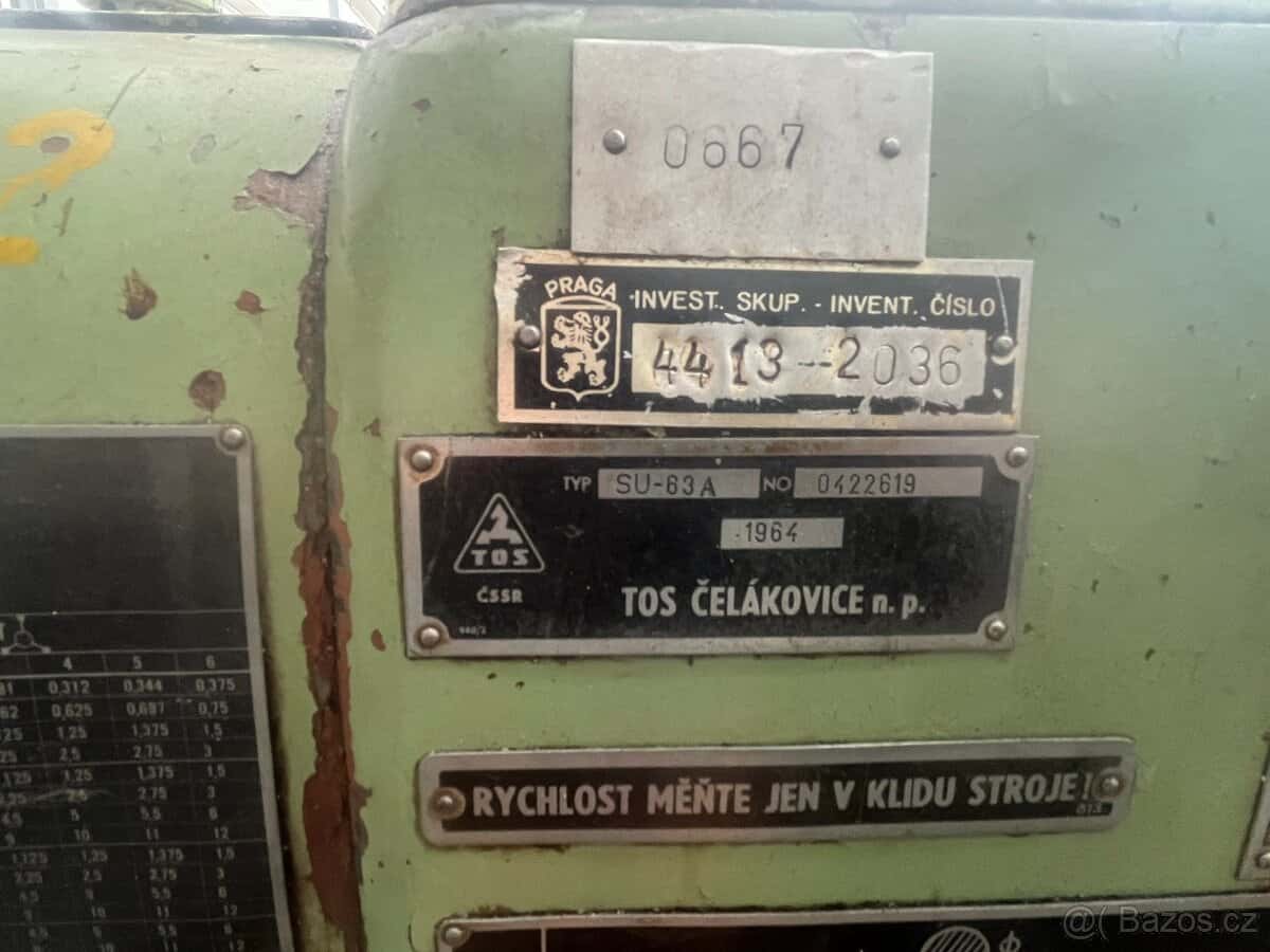 Soustruh SU63A /2000 7