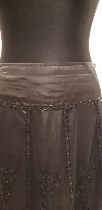 Sukně černá flitry 2