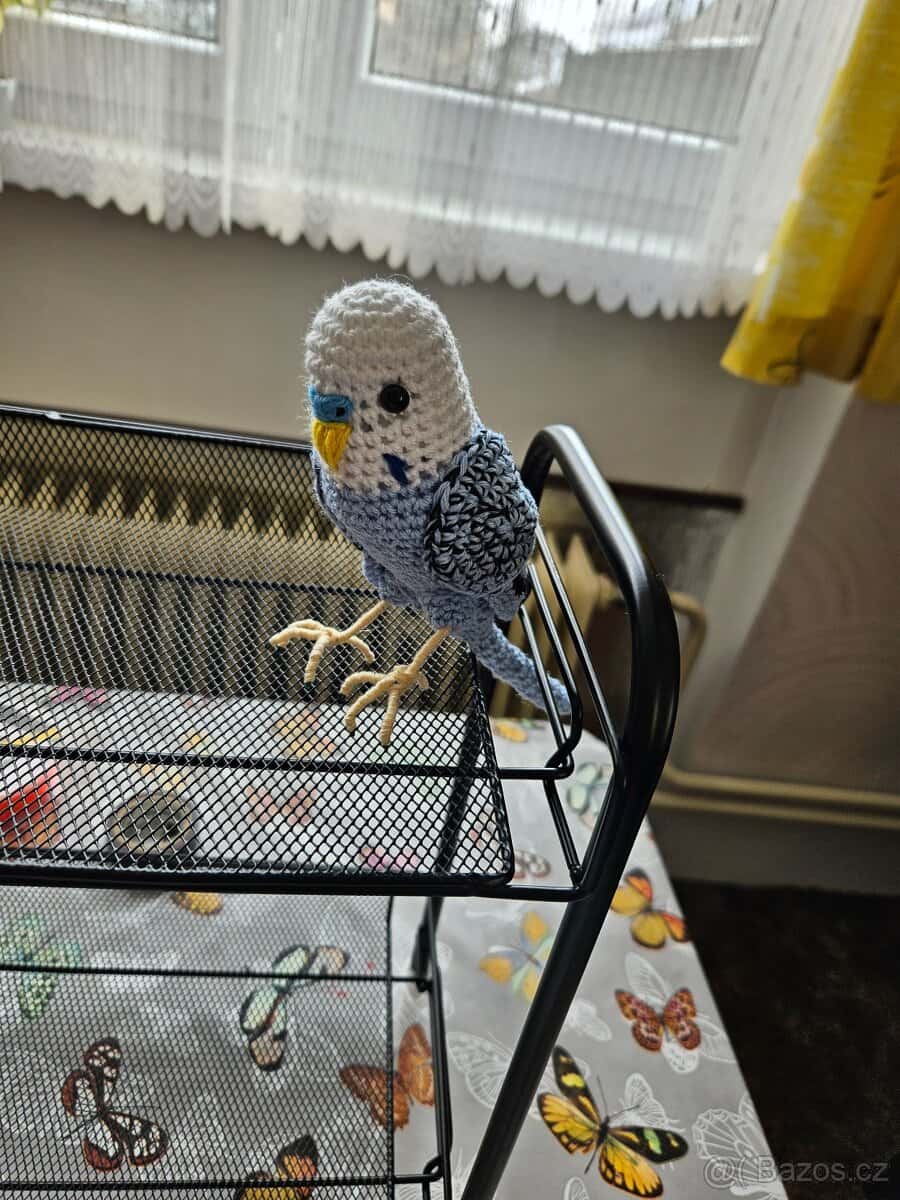 háčkovaná andulka 3