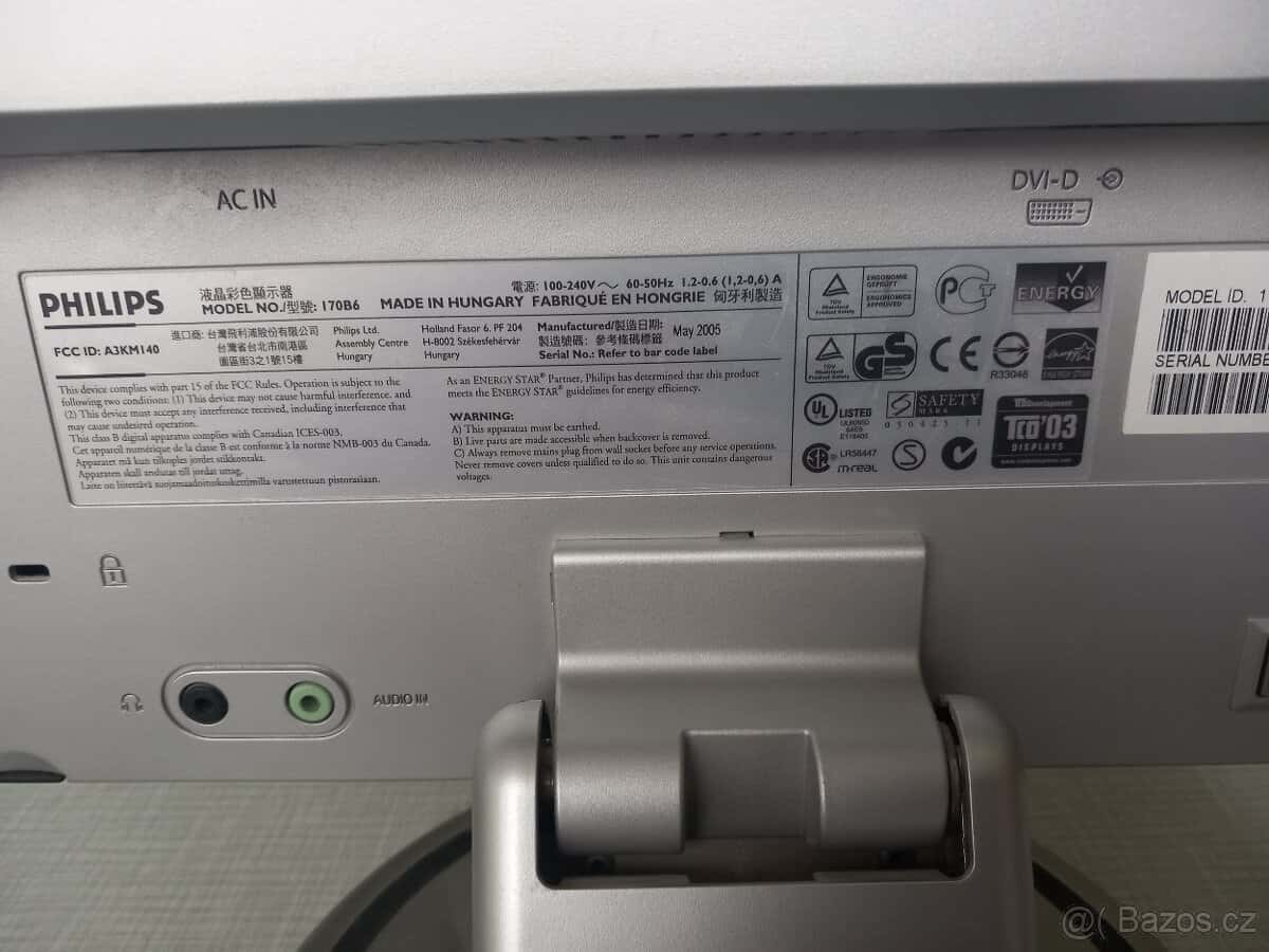 Monitor Philips 170B6 2