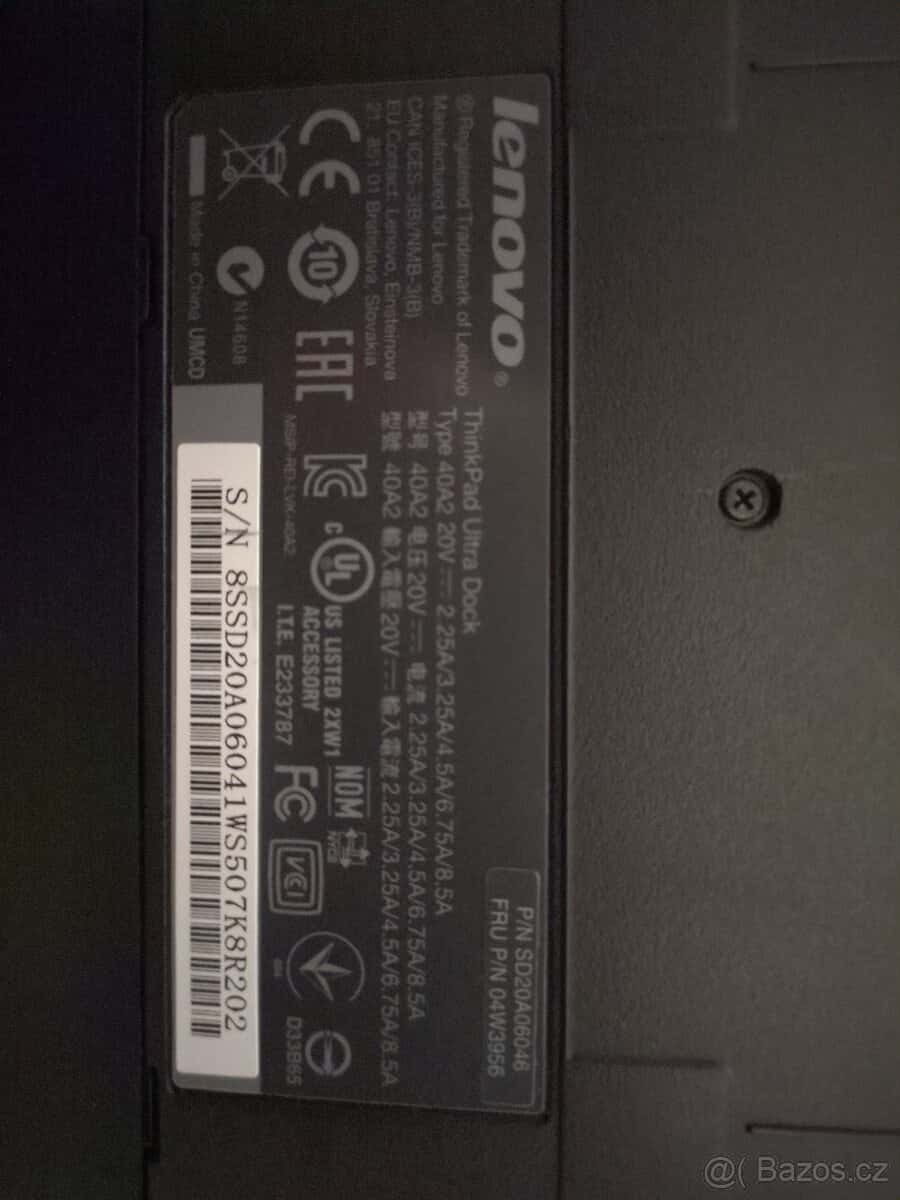 Thinkpad Ultra Dock 40A2 2