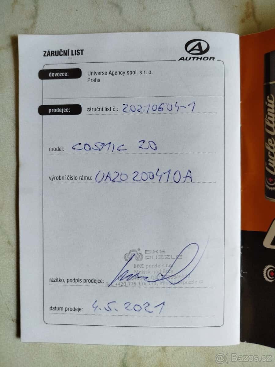 Author Cosmic "20" modrá 9