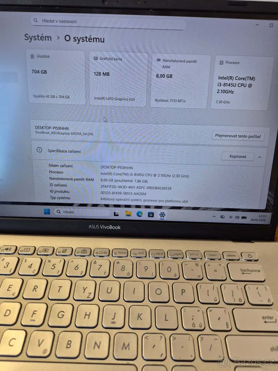 Notebook Asus S412F 6