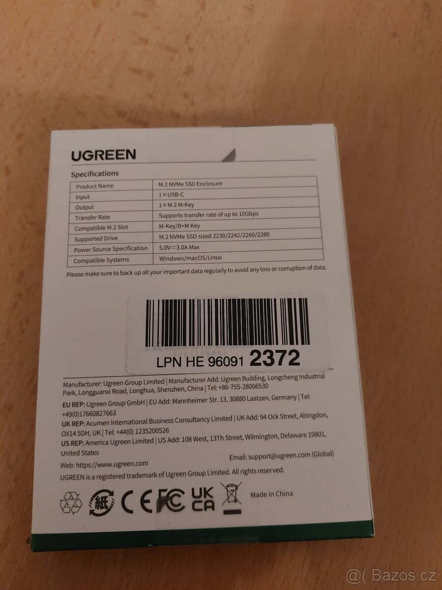 Box na M2 nvme disk 2