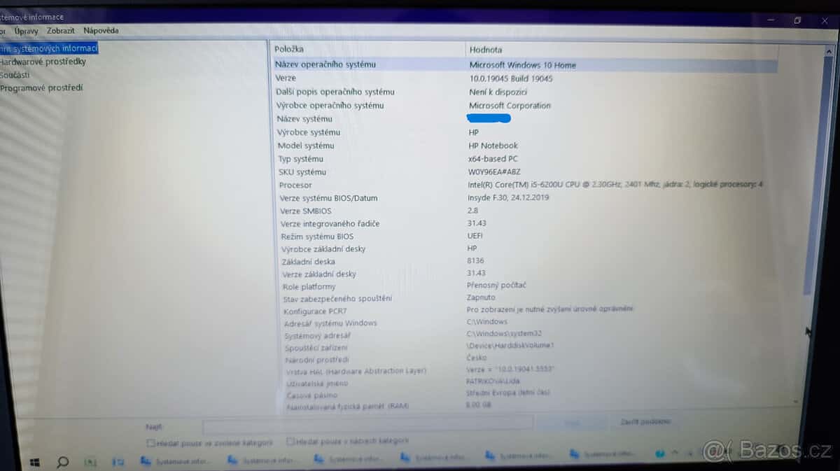 Notebook HP15-ac617 7
