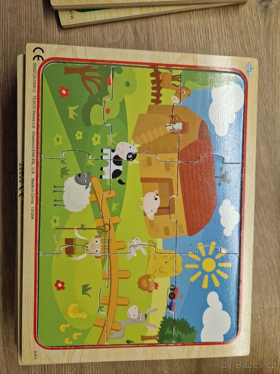 dřevěné puzzle 12