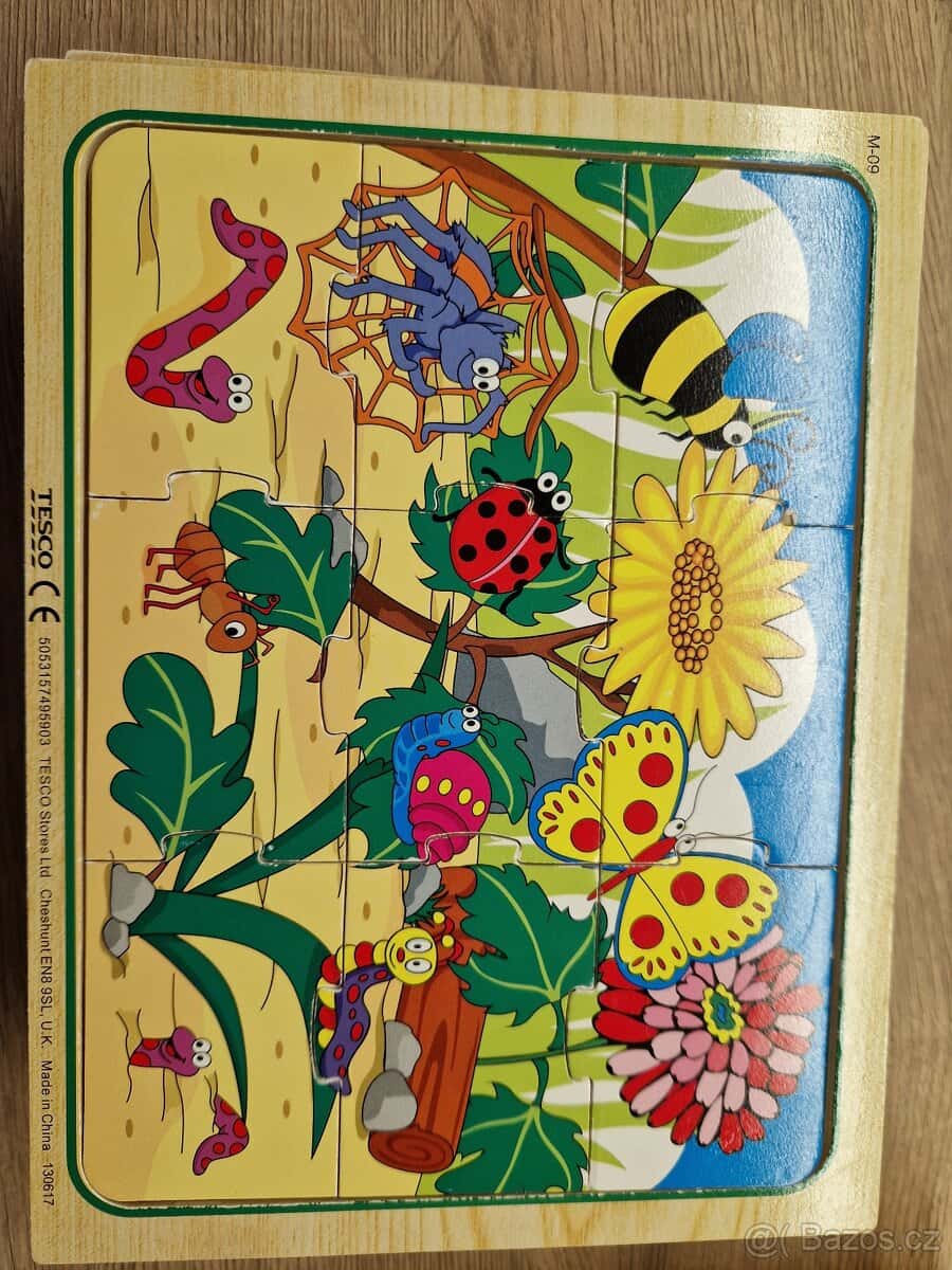 dřevěné puzzle 14