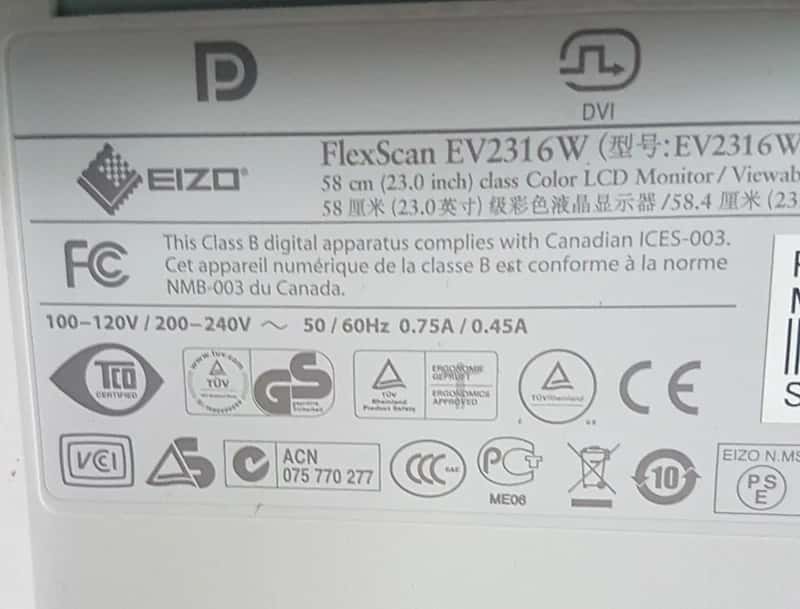 Monitor Eizo 58 cm 4