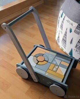 Vozíček Little Dutch s kostkami