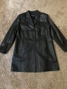 Dámský kožený kabát,plášť