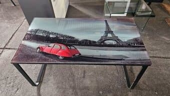 Konferenční stůl - foto-sklo