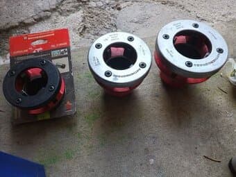 Závitořezné hlavy do elektrického ručního závitořezu