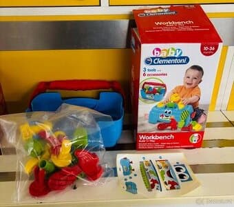 Nové - Clementoni - Malý pracovní ponk s nářadím