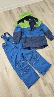 Zimni bunda a zimni kalhoty tchibo 110/116