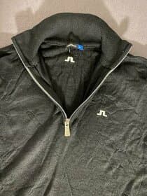 Pánský černý svetr J.LINDEBERG, vl.L