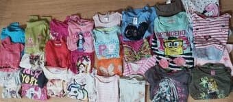 tričko, trička krátký dlouhý rukáv 122 6-7 let