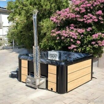 Hranatá akrylátová vířivka PREMIUM finské kádě / vířivky