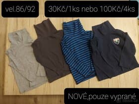 Tričko,tílko,rolák 74,80,86,92,98,104