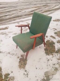 Retro křeslo Brusel styl