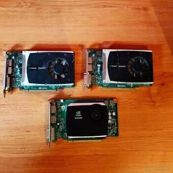 3x NVIDIA QUADRO - FUNKČNÍ
