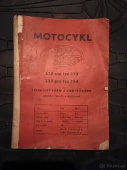 Manuál na opravu motorky Jawa 250,350