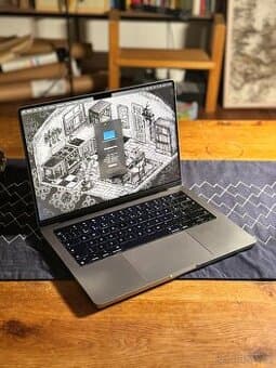 MacBook Pro M1 Max, 10 Core, 32 GB Ram, 1TB disk, 80% bateri