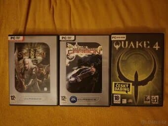 PC hry, Pán prstenů 2, Carbon, Quake 4, nové a v češtině