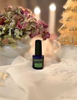 UV-LED Vrchní Top Gel PLATINUM Flex Shine na nehty 15ml