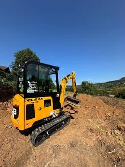 PRONÁJEM BAGRU 2T JCB 19-C1